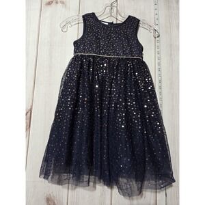 Blueberi Boulevard Dress Girls‎ 5 Sequin Tulle Party Formal Sleeveless Special